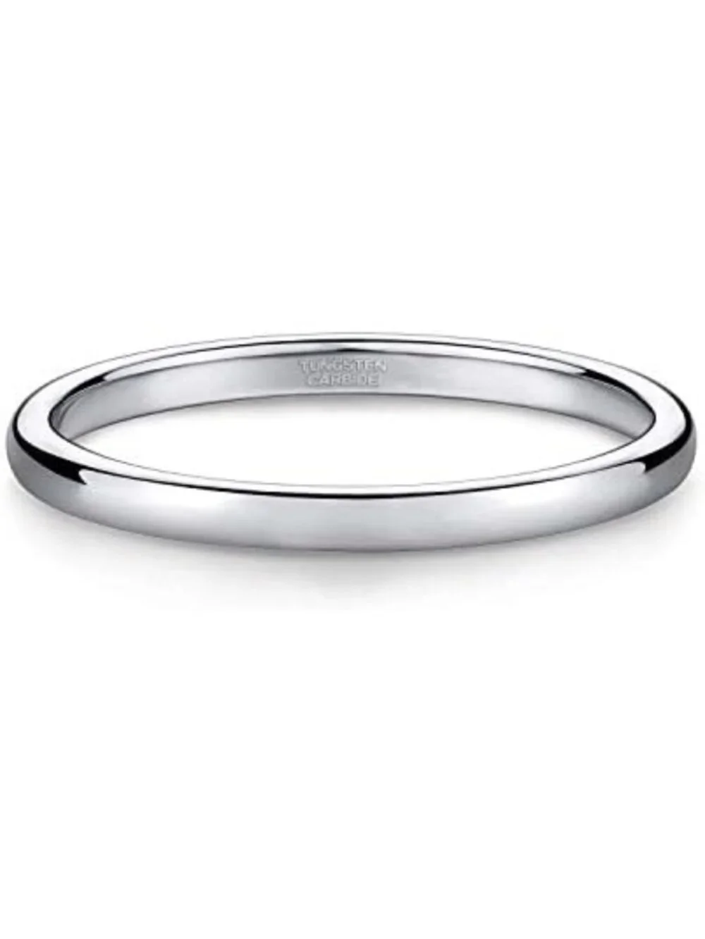 Tungsten Wedding Band Ring Set for Men & Women - 2mm, 4mm, 6mm, 8mm Sizes